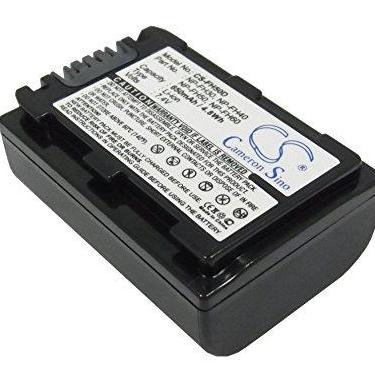 Imagem de Derrlrmg Bateria de 650 mAh compatível com Sony NP-FH30, NP-FH40, NP-FH50, NP-FH60 DCR-DVD605, DCR-DVD605E, DCR-DVD610, DCR-DVD653, DCR-DVD653E, DCR-DVD703, DCR-DVD703E