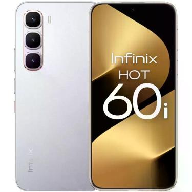 Imagem de Smartphone Infinix HOT 60I 256GB Tela 6,7 120Hz Câmera 50MP Bateria 51