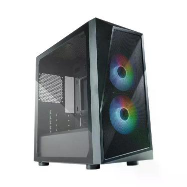 Imagem de Gabinete para Computador CMP 320 Mid Tower Mini-ITX Micro-ATX em Aço Plástico ABS e Vidro Temperado com 2 Fans ARGB