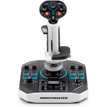 Imagem de Joystick Espacial Thrustmaster Sol-R1 Flightstick Branco Simulador de