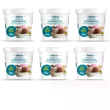 Imagem de 06 Base Sabor Fabricação Sorvetes Geladinhos Vários Sabores Alto Rendi