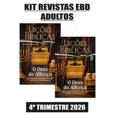 Imagem de Kit revistas ebd - 3 aluno + 2 professor cpad