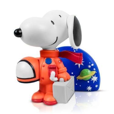 Imagem de Boneco Snoopy Astronauta Peanuts Fandom Box 12 Cm Caixa Em Acrílico - 