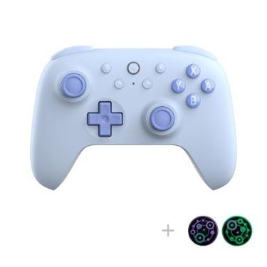 Imagem de 8Bitdo Ultimate 2C Hall Effect Joysticks Bluetooth Controller with Remappable L4/R4 Bumpers, 6-axis Motion Control, Rumble Vibration and Turbo Function for Switch (Blue)