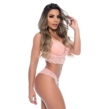 Imagem de Conjunto Lingerie Langeri Cropped - PATITEX, P, Vermelho
