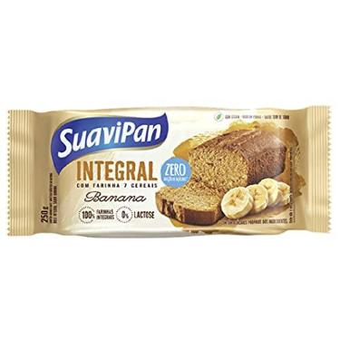 Imagem de SuaviPan Bolo Integral Zero Açúcar e Zero Lactose Sabor Banana 250g