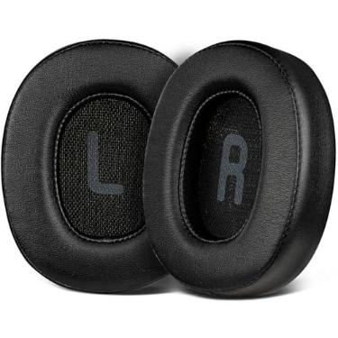 Imagem de SOULWIT Almofadas de Substituição para JBL Tune 700(700BT)/710(710BT)/720(720BT)/750(750BT,750BTNC)/760(760NC)/770(770NC), Com Espuma de Isolamento Mais Suave - Couro de Proteína Preto