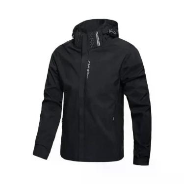 Imagem de Capa De Chuva Masculina Leve E Impermeável Para Ciclismo Com Capuz, Ja