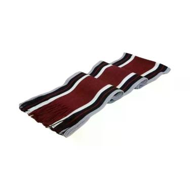 Imagem de Cachecol Longo Masculino De Cashmere Macio Com Listras Para O Inverno,