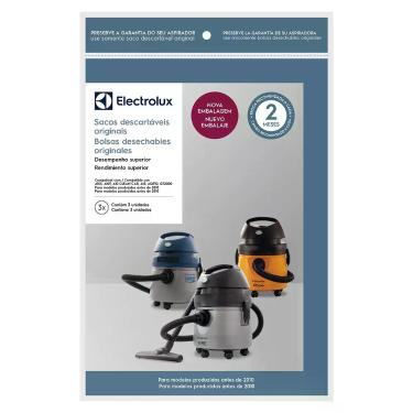 Imagem de Kit 3 Sacos de aspirador de pó - Modelos A10S, A10T, A10 CleanCar, A13e GT2000 Produzidos Antes de 2010 (CSE09) Electrolux