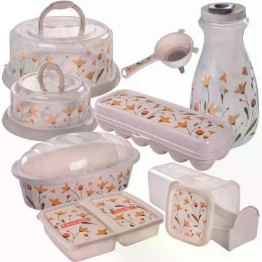 Imagem de Kit Boleira, Queijeira, Porta Pães, Porta Torradas, Porta Frios, Porta