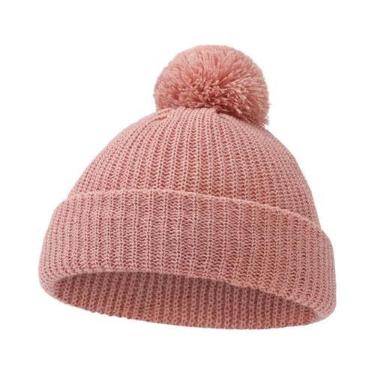 Imagem de Gorro De Tricô Dobrável Para Bebês 0-12M, Quente, Estilo Indiano, Para