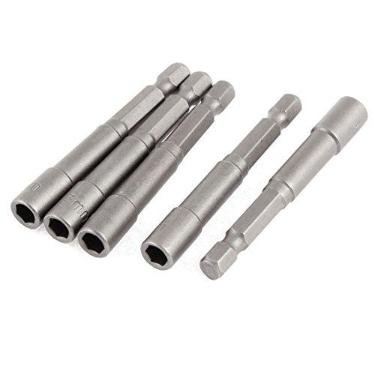 Imagem de Adaptador de broca de porca sextavada hexagonal de 5,5 mm da uxcell com 5 peças