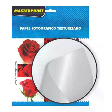 Imagem de Papel Fotográfico Glossy Textura Pérola 200g A4 20 Folhas - Sem marca