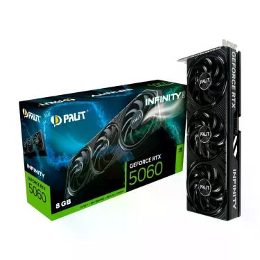 Imagem de Placa De Video Palit Geforce Rtx 5060 8gb 128bits Gddr7 Infinity 3 Ne75060019p1-gb2063s