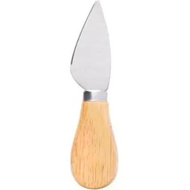 Imagem de Faca Para Queijo Nature 12CM Inox/Madeira - Mai Home