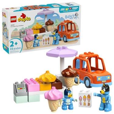 Imagem de LEGO DUPLO Bluey Ida à Sorveteria com a Bluey 10458 (22 Peças)