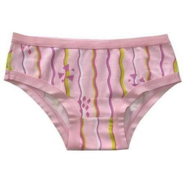 Imagem de Calcinha infantil de cotton - com elástico largo - TOP CATZ, Nude, M