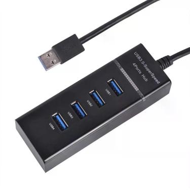 Imagem de HUB USB 3.0 com 4 Portas e Led Indicador Exbom UH-30