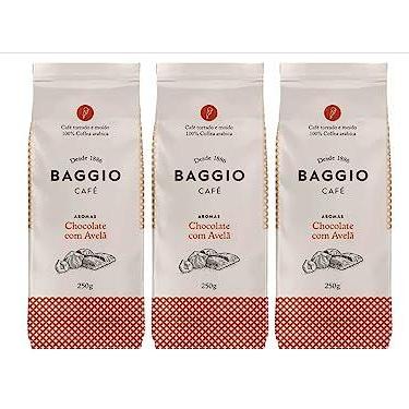 Imagem de KIT 3 Und Café Baggio Chocolate com Avelã - Moído 250g