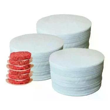 Imagem de Papel Separador Hambúrguer Redondo 11,2 cm 3kg 3000unid - Mamedes Papé