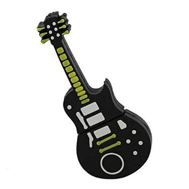 Imagem de 8 GB Modelo de guitarra USB 3.0 Flash Drive 3.0 Pen Drive USB Jump Drive Memory Stick Drive USB Drive U Disk USB 3.0 Stick USB Flash Flash Disk - Preto