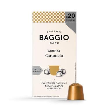 Imagem de Cápsulas de Café Baggio Café Aroma Caramelo, compatível com Nespresso, contém 20 cápsulas