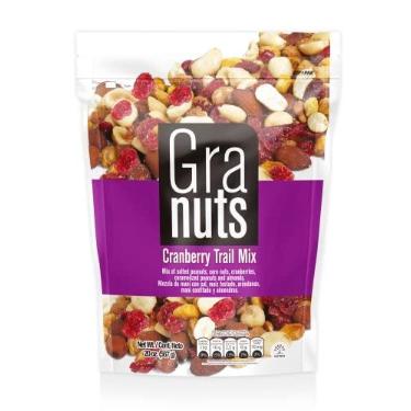 Imagem de Granuts Cranberry Trail Mix Family Pack | Caramelized Peanuts | Crunchy Corn Nuts + Almonds | Soft Cranberries | Salty + Sweet Flavors | 20 Oz (Pack of 1)
