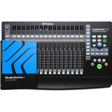 Imagem de PreSonus Controlador FaderPort 16 DAW com software Studio One Pro