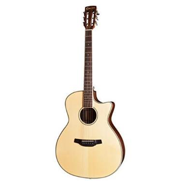Imagem de Violão Grand Auditorium Cutway Tampo Solid Spruce B/S Mogno EQ CR-T NV Gloss RG-600CE/N Crafter