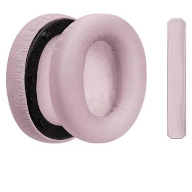 Imagem de Almofada de Fone de Ouvido de Reposição para o Fone de Ouvido do Edifier W820NB plus, Almofadas de Ouvido de Isolamento de Ruído (Rosa)