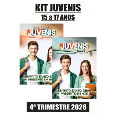 Imagem de KIT REVISTAS EBD JUVENIS (15 a 17 Anos) CPAD - 1 ALUNO + 1 PROFESSOR