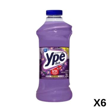 Imagem de Desinfetante Bak Lavanda 2L Caixa com 6 Unidades - YPE