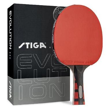 Imagem de Raquete de tênis de mesa de nível de desempenho Evolution STIGA feito com borracha aprovada para torneios, multi, 1 Racket