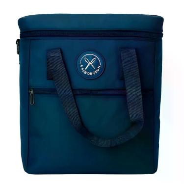 Imagem de Bolsa Térmica 13 L  Azul/Preto/Cinza, Termo-revestimento Interno, Uso 