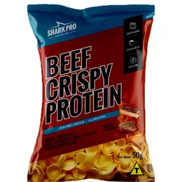 Imagem de Salgadinho proteico sabor churrasco 50g shark pro snack