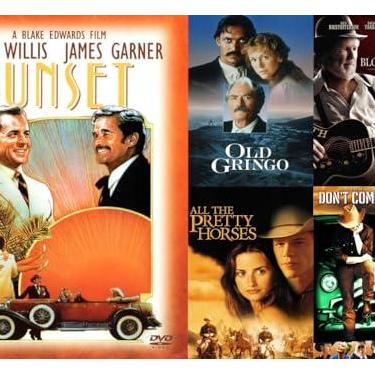Imagem de gogo2 Sunset (1988) [Dvd] Estrelando Bruce Willis E James Garner, Dirigido Por Blake Edwards + 3 Filmes De Faroeste Bônus (Old Gringo / All The Pretty Horses Don'T Come Knocking Bloodworth)