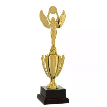 Imagem de Troféu Vitória Vencedor 501583 Honra ao Mérito 30cm Dourado para Premiações Esportivas e Eventos de Reconhecimento