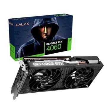Imagem de PLACA DE VIDEO NV RTX4060 8GB GDDR6 128 BITS BLACK GF 1-CLICK OC GALAX 46NSL8MDAPCO