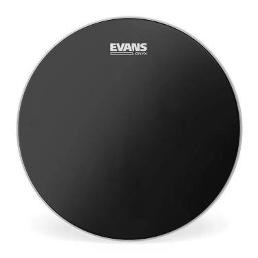Imagem de Pele Batedeira para Caixa e Surdo 14'' B14ONX2 2 Camadas Onyx Preta Evans