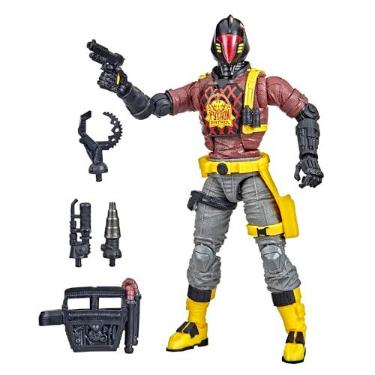 Imagem de Boneco G.I. Joe Classified Series, Figura 15 cm Especial B.A.T. com Acessórios - F4754 - Hasbro, vermelho, cinza e preto