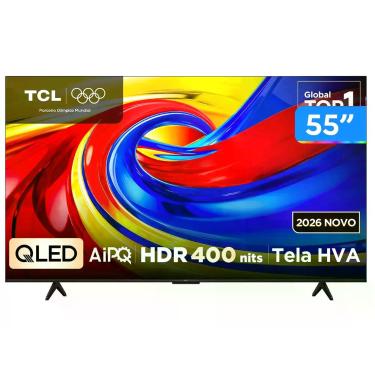 Imagem de Smart TV TCL 55 Polegadas 55P7L QLED 4K P7L WiFi Bluetooth Google TV H