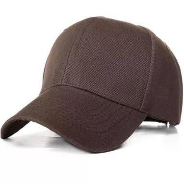 Imagem de Boné Trucker Adulto Unissex Liso basico Aba Curva Ajustável - Cap, Mar