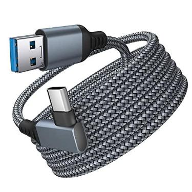 Imagem de LOLOVI Cabo Idkska VR Link de carregamento rápido para Oculus Quest 2 transmiss?o de dados de alta velocidade 5 Gbps Data VR Headset USB C