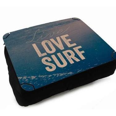 Imagem de Almofada Bandeja para Notebook Laptop Surf Live Love Surf - Deluzz