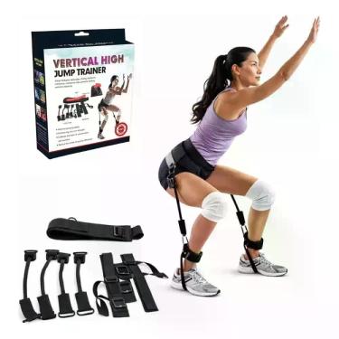 Imagem de Kit de Treinamento Kit Treino Salto Vertical Resistencia Pernas Velocidade Agilidade Basquete Volei Futebol Melhora