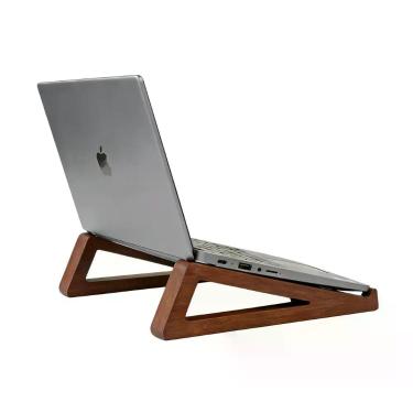 Imagem de Suporte para notebook GcwJovialite de bambu portátil com ventilação 10