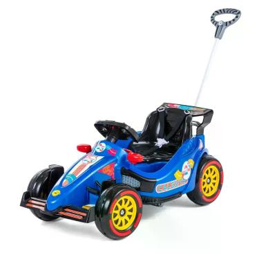 Imagem de Carrinho Infantil 2 em 1 Carro de Corrida F25 Passeio e Pedal Calesita