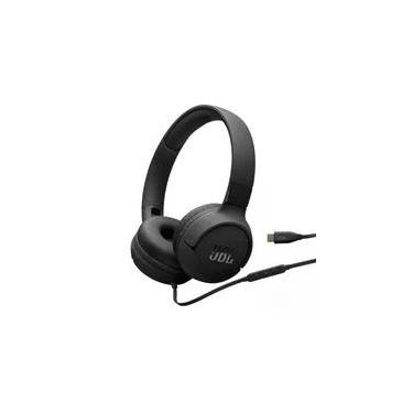 Imagem de Fone de Ouvido On-Ear JBL Tune 520C, Conexão USB-C, Pure Bass, Preto - JBLT520CBLK