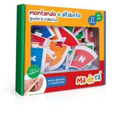 Imagem de Toyster - Montando o Alfabeto - Quebra-Cabeça - 27 Peças - Maderá